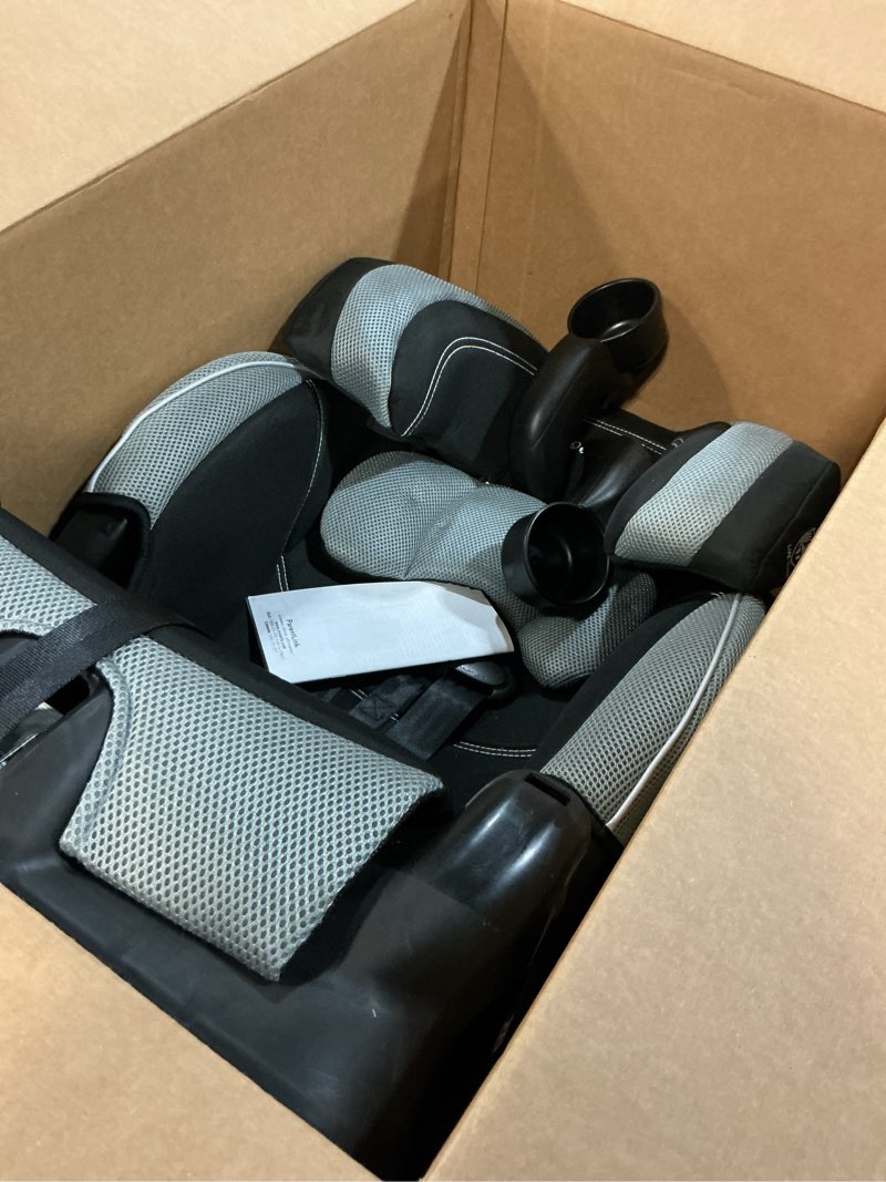 Condition photo showing Good Condition for Evenflo Chase LX Harnessed Booster Car Seat (Jameson Gray) NEW Chase Booster SIDE IMPACT Jameson Gray