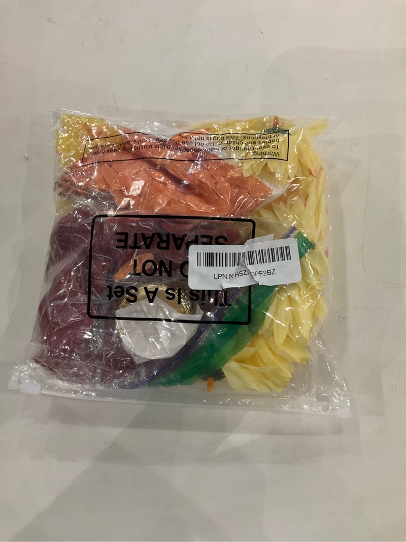 Suncalla Diwali Marigold Chrysanthemums Dark-red Rose Petals Silk Artificial Flowers Set Artificial 