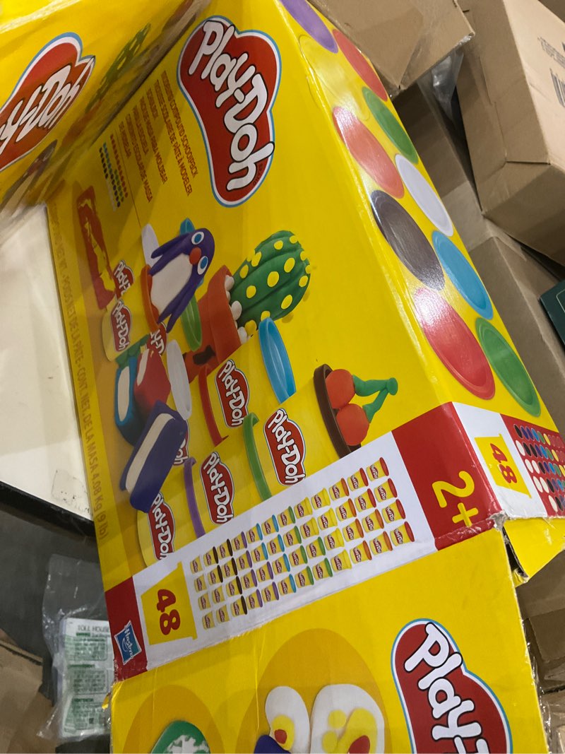 Condition photo showing Good Condition for Play-Doh Bulk Pack of 48 Cans, 6 Sets of 8 Modeling Compound Colors, 3oz, Back to School Gifts & Prizes for Students & Classroom, Preschool Toys for Kids, Ages 2+ (Amazon Exclusive)