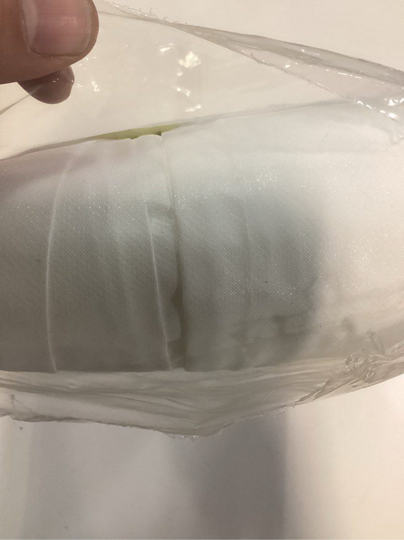 Condition photo showing As Is for mainstays nexgen waterproof anti-allergen zippered mattress protector  queen