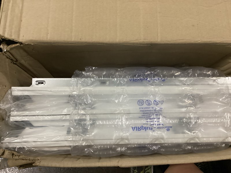 Condition photo showing As Is for sunco 6 pack 2x2 led flat panel lights for drop ceiling, troffer replacement light fixture, 5200 lm, selectable features, 30w/35w/40w, 4000k/5000k/6000k, dimmable (0-10v) etl/dlc