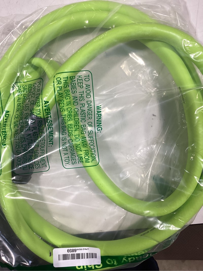 Condition photo showing Good Condition for flexzilla garden lead-in hose, 5/8" x 5', female/female 3/4" - 11 1/2 ght fittings