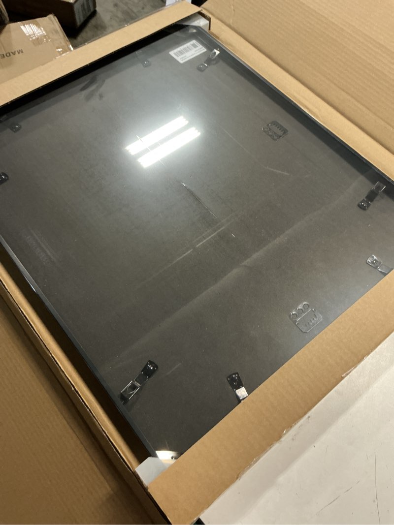 Condition photo showing Good Condition for golden state art - 16x20 aluminum picture frame - with mat for 11x14 photo or without mat for 16 x 20 poster - real glass cover - simple and elegant decor for wall mounting - 1 pack - black 16x20 black