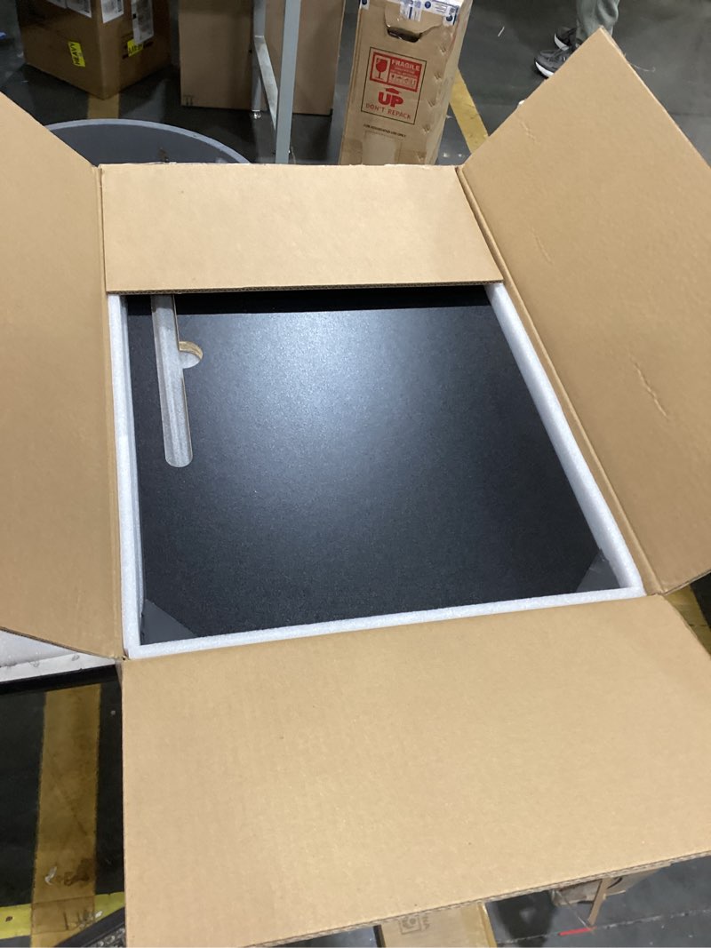 Condition photo showing New/Like New for klvied small standing desk adjustable height, portable treadmill desk, mobile table ideal for laptops and tablets, black