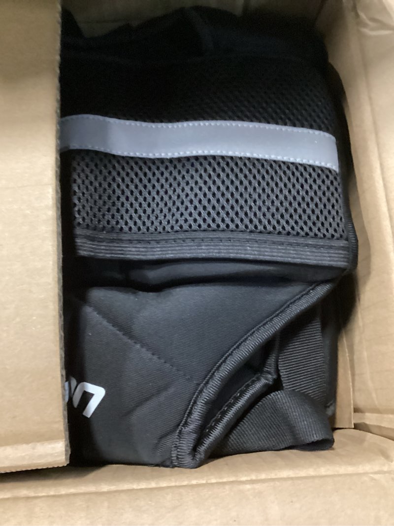 Condition photo showing New/Like New for adjustable weighted vest women men, 6-18 lbs weighted walking vest with 8 ironsand weights & reflective strip, strength training weight vests for walking running gym home workout, large zippered pocket