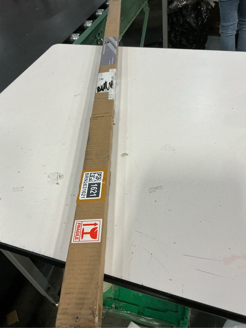 Condition photo showing New/Like New for Bliwans Light Blocking Strips for Window Shades and Blinds, 100% Blackout PVC Side Tracks Light Blocker for Blinds, Window Light Blocker for Bedroom(White, 58", 2PCS) White-2pcs 2PCS