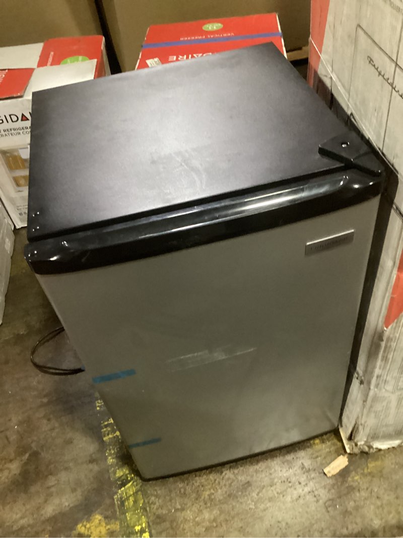 Condition photo showing Good Condition for Thomson - 4.5 Cu. Ft. Mini Fridge - Stainless Steel