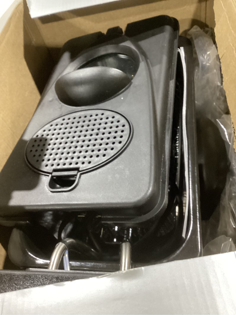 Condition photo showing Good Condition for Elite Gourmet EDF2100 Electric Immersion Deep Fryer Removable Basket Adjustable Temperature, Lid with Viewing Window and Odor Free Filter, 2 Quart / 8.2 cup