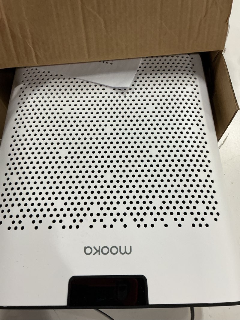 Condition photo showing New/Like New for air purifiers for home large room 2200 ft² with washable filters, mooka h13 hepa air purifier for home pets bedroom with fragrance, air cleaner for smoke dust pollen pets hair odor, kj190 white