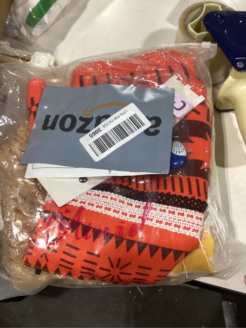 Condition photo showing Good Condition for Ainiel Women Girls Skirt Set with Necklace Cosplay Costume Halloween Small