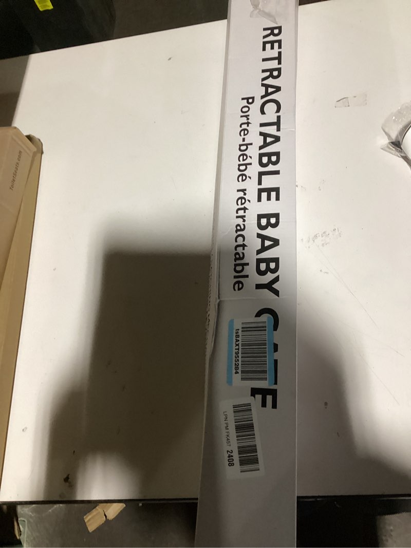 momcozy retractable mesh baby gate or dog gate, child safety gate for indoor or outdoor, 33-inches t