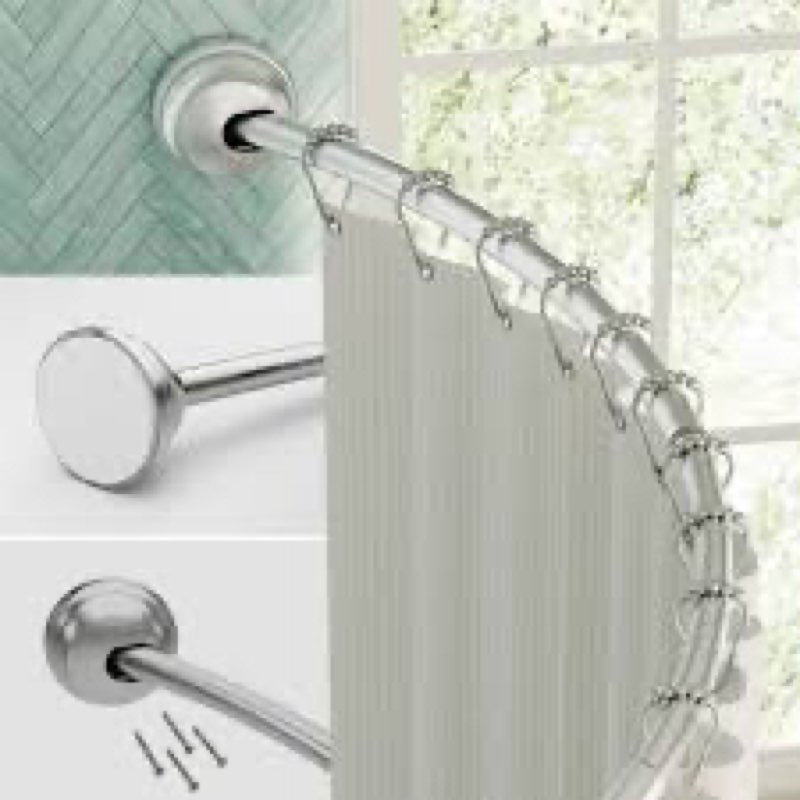 assorted curtain rods shower curtain rods, shower handles 