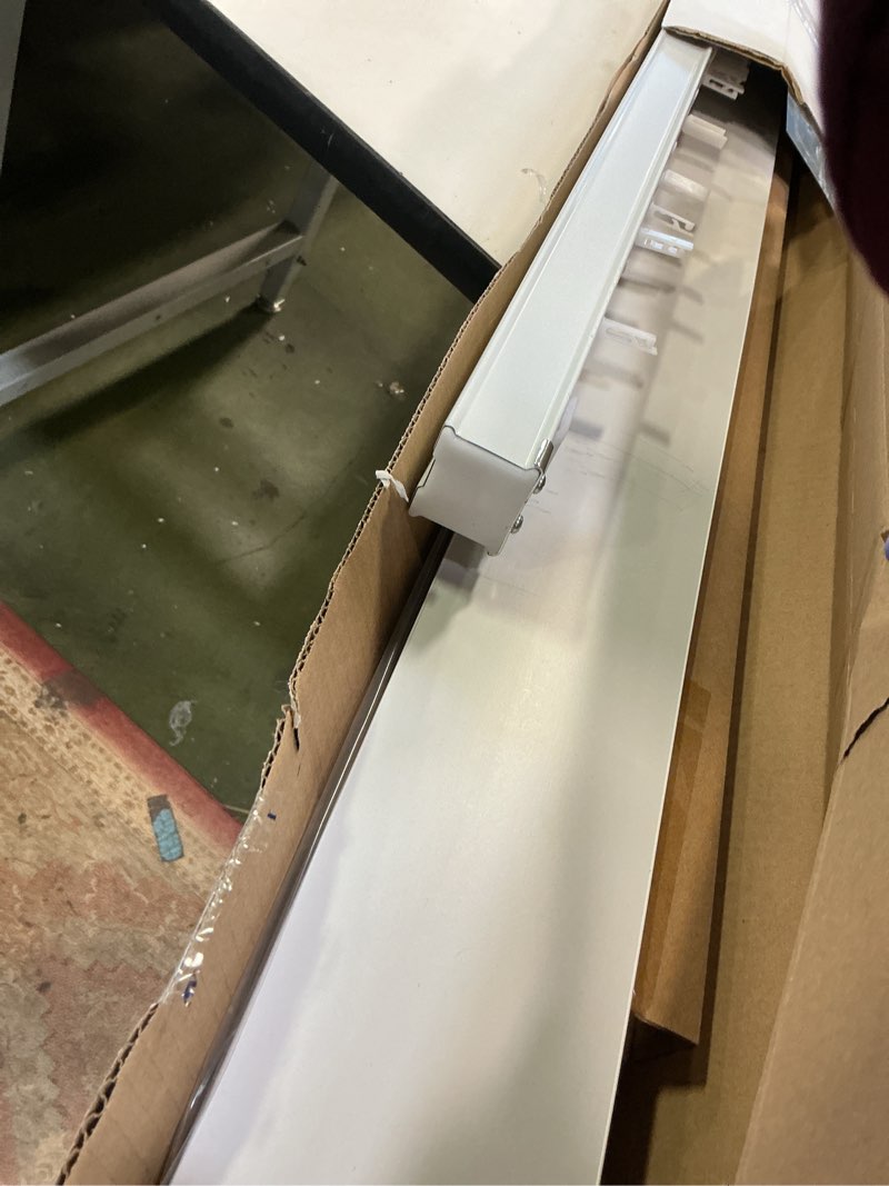 Condition photo showing As Is for 0924751  78in x 84in cordless vertical blind 