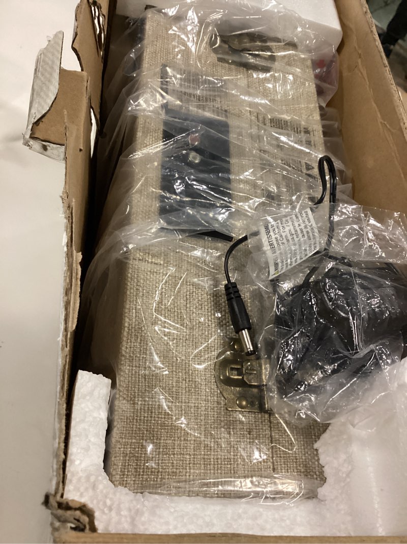 Condition photo showing Good Condition for Victrola Parker Bluetooth Suitcase Record Player with 3-Speed Turntable, Light Beige (VSC-580BT-LBB), AC Motor