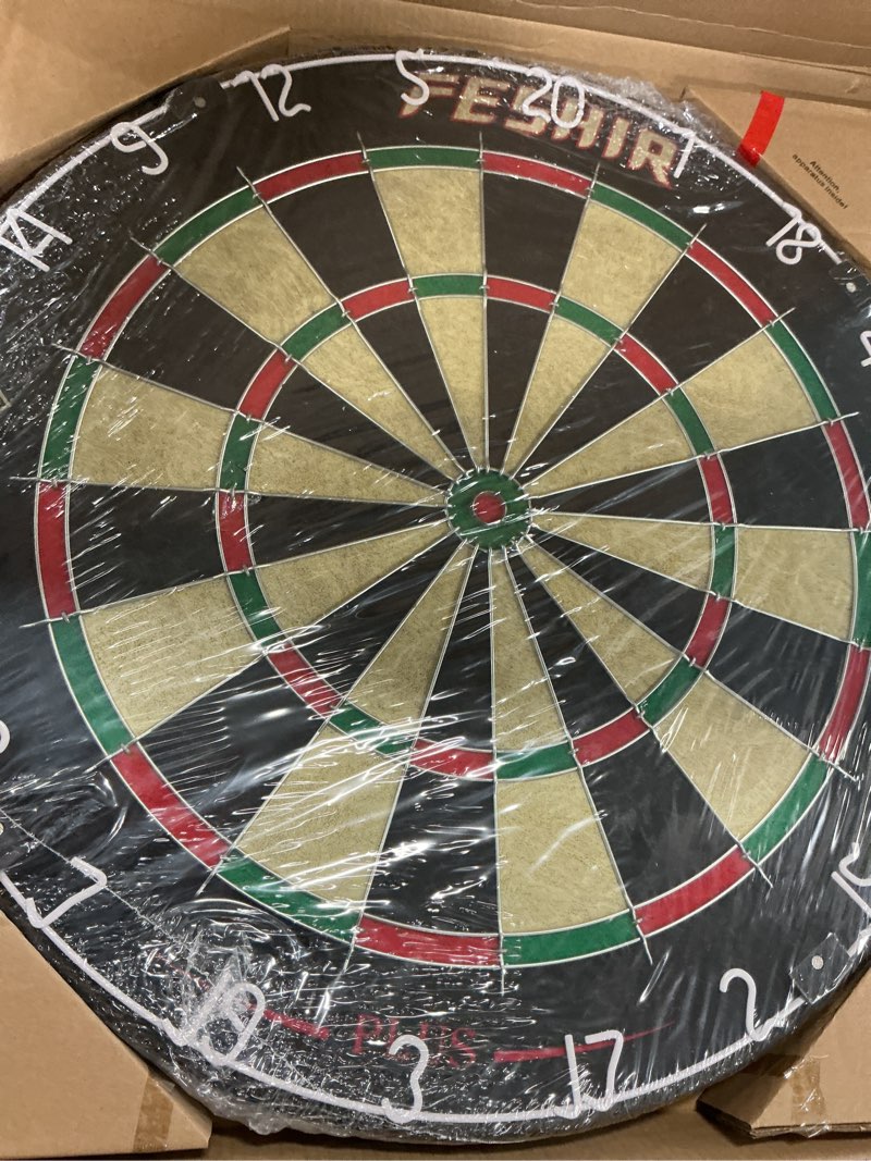 Condition photo showing Good Condition for Dart Board,Sisal Dart Board Set for Adults,Bristle Steel Tip Dartboard,Professional 18" Steel Tip Outdoor Dartboard Set,Professional Dart Board Set with 6 Darts Metal Tip