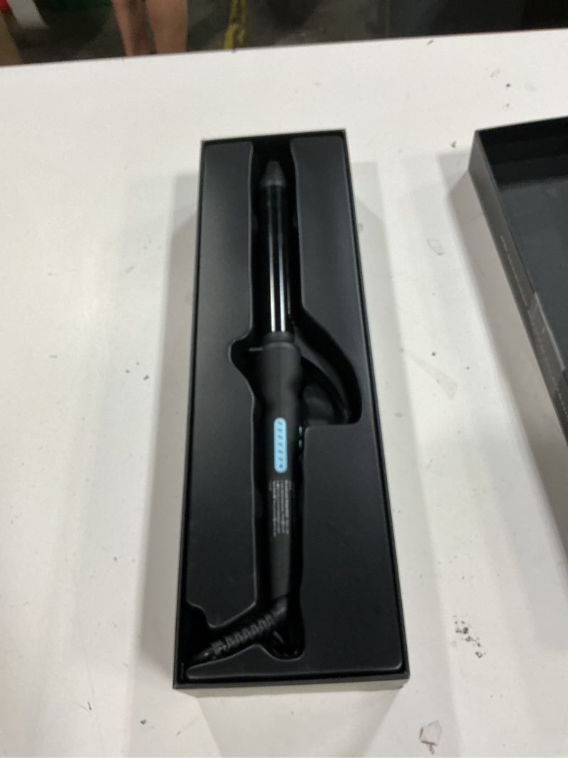 Condition photo showing Good Condition for bio ionic long barrel curling iron with moisture heat technology & nanoionic mx versatile curling wand - multiple barrel sizes for tight, classic, loose & soft curls 1.25 inch (loose curls) black