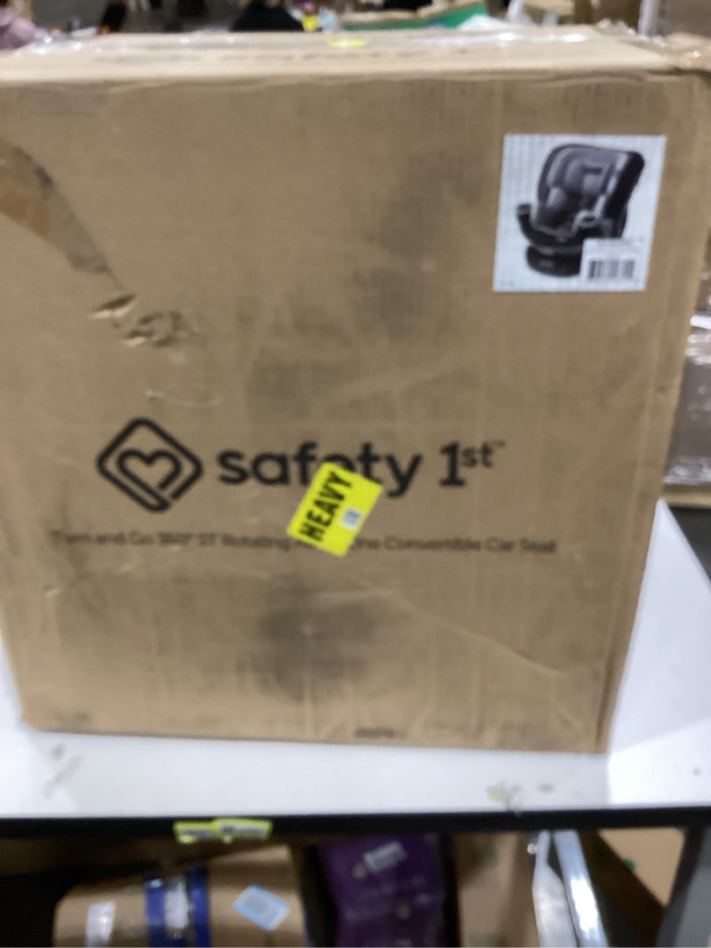 Condition photo showing As Is for Safety 1st Turn and Go 360 ST Rotating All-in-One Convertible Car Seat, SafetySwivel Technology, SecureTech Installation, 3-in-1 Rear-Facing, Forward-Facing, Booster, 5-100 lbs, Skyline