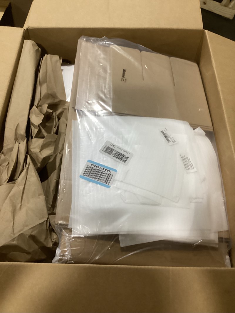 4 sets kitchen moving boxes with divider and lid kits for dish glassware wine glass packing with handle included 15 x 12 x 10 inch cup and plate box, corrugate dividers, 36 foam pouches