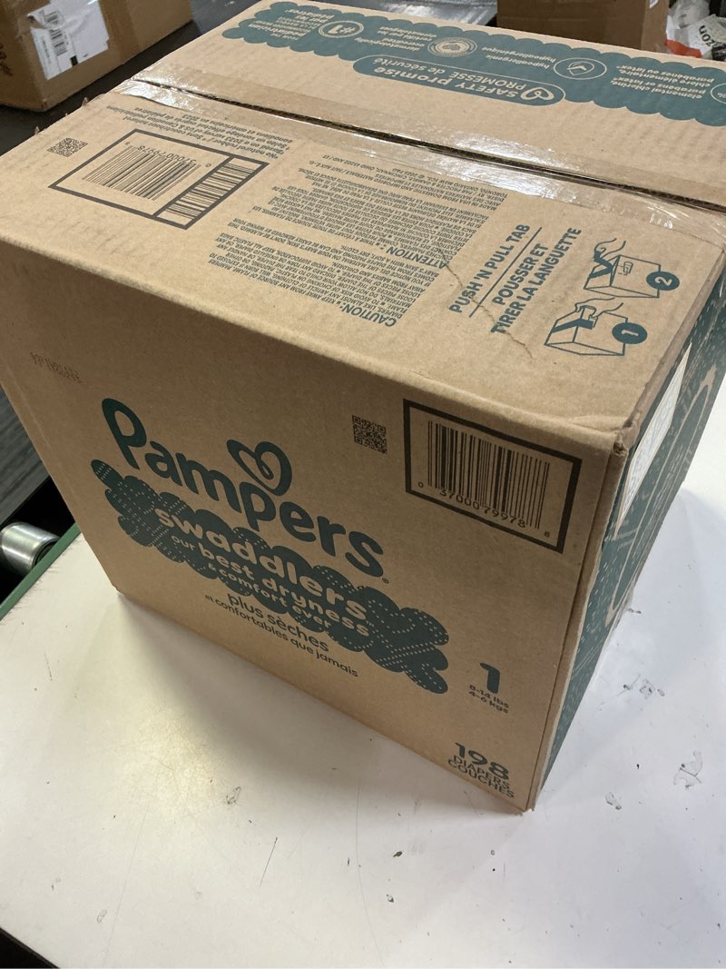 Condition photo showing New/Like New for pampers swaddlers diapers size 1  198 count (select for more options)