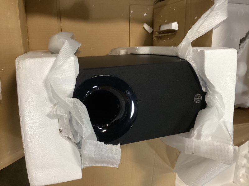 Condition photo showing As Is for YAMAHA SR-B40A Dolby Atmos Sound Bar with Wireless Subwoofer (Black)