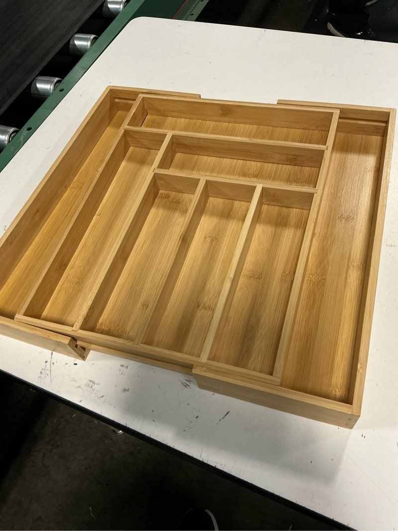 Condition photo showing Good Condition for home-it expandable cutlery drawer - made for utensil organizer - flatware dividers kitchen holder