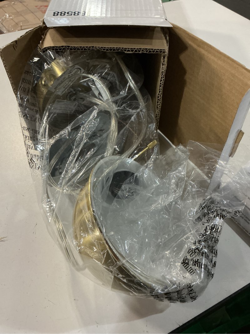 Condition photo showing Good Condition for origin 21 serrett 5.8-in w 1 -light brushed gold industrial wall sconce