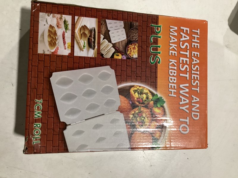 Condition photo showing New/Like New for Aoipend Kibbeh Rolls Maker Mold 9 Grids 7cm/2.75inch Meatball Mold Tool