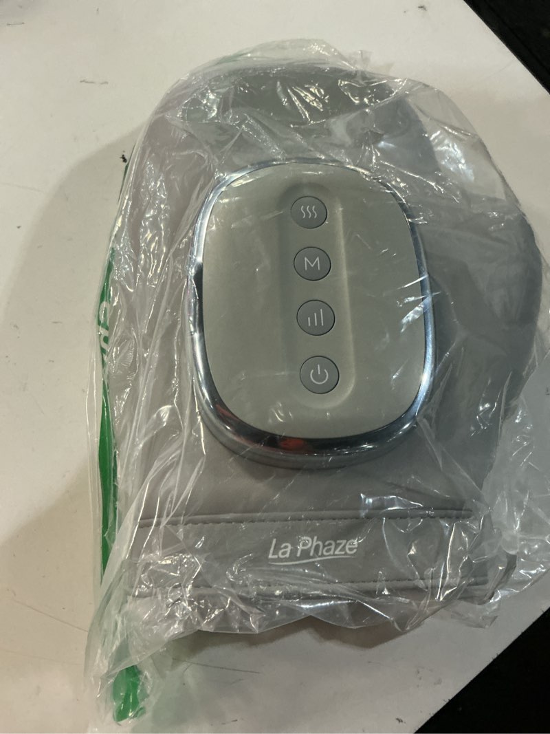 Condition photo showing Good Condition for la phaze hand massager with heat & compression, 3 modes & 3 intensities for arthritis, carpal tunnel & muscle pain relief, rechargeable & portable.