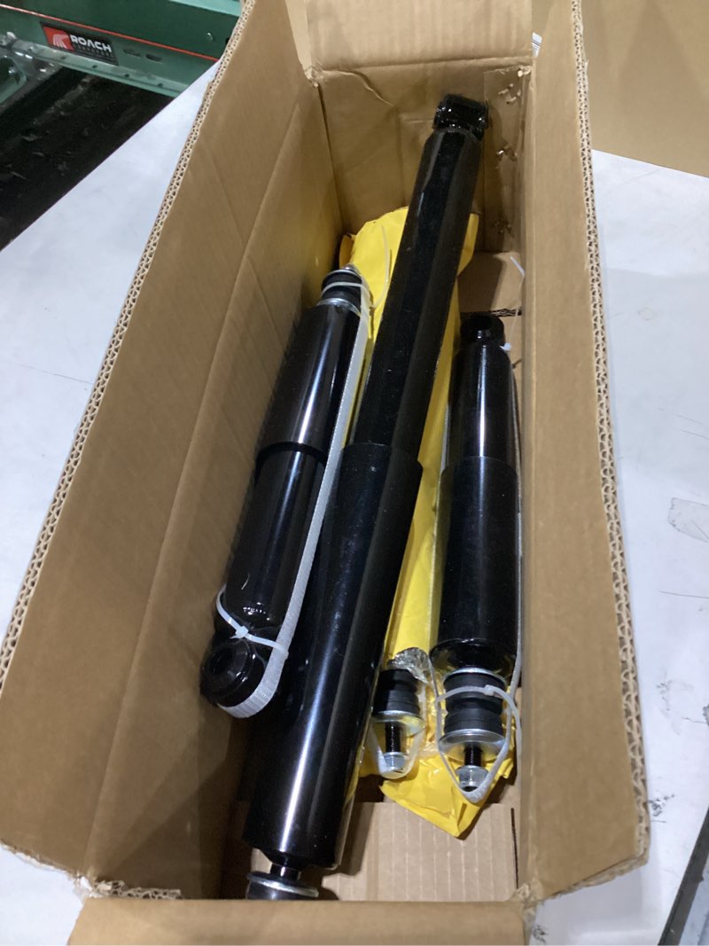 Condition photo showing As Is for KUIPERAUTO Front and Rear Shock Absorbers Complete Struts Assembly Coil Spring Compatible for 2005-2016 Ford F-250 F-350 Super Duty, Replacement 32231 344370 2005 2007 2009-2016 F-250 F-350 2X Front + 2X Rear