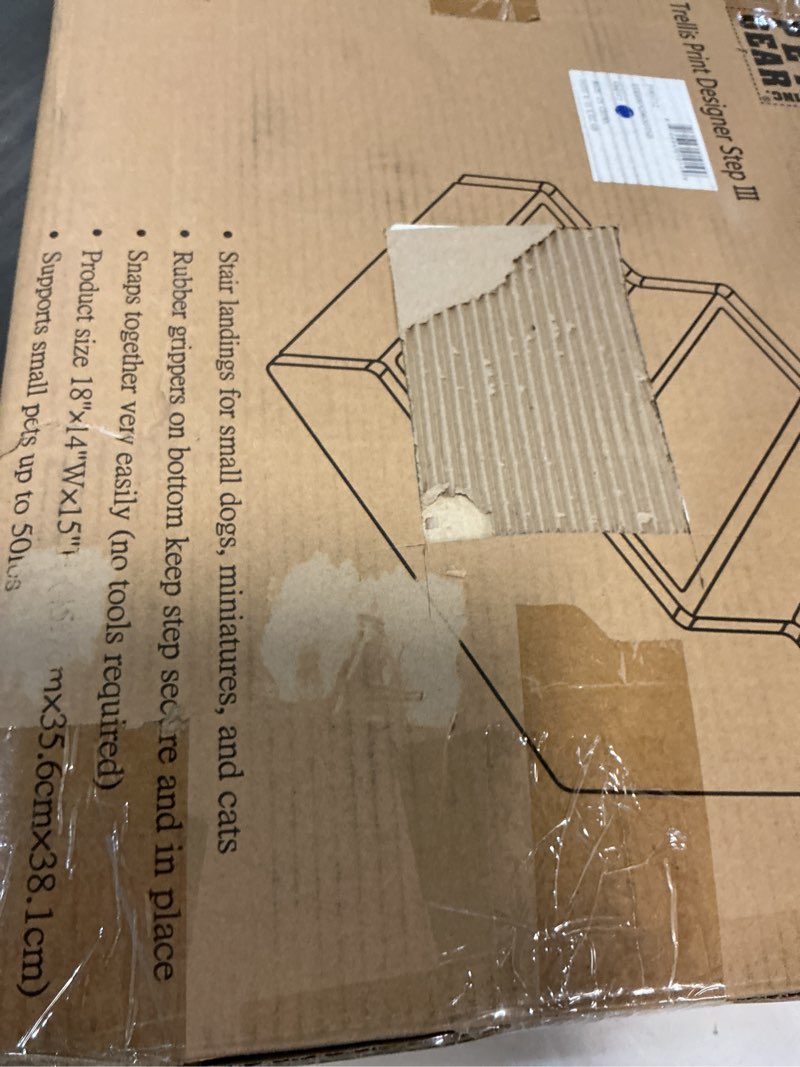 Condition photo showing As Is for Pet Gear Easy Step III Pet Stairs