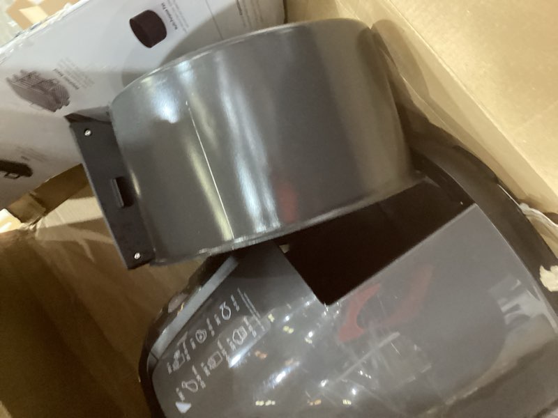 Condition photo showing Good Condition for ninja air fryer | 4 qt capacity | 4-in-1 roast, crisp, roast, reheats, & dehydrates | dishwasher safe parts | 105°f-400°f | includes 20 easy & healthy recipes | 1550 watt | grey | af101