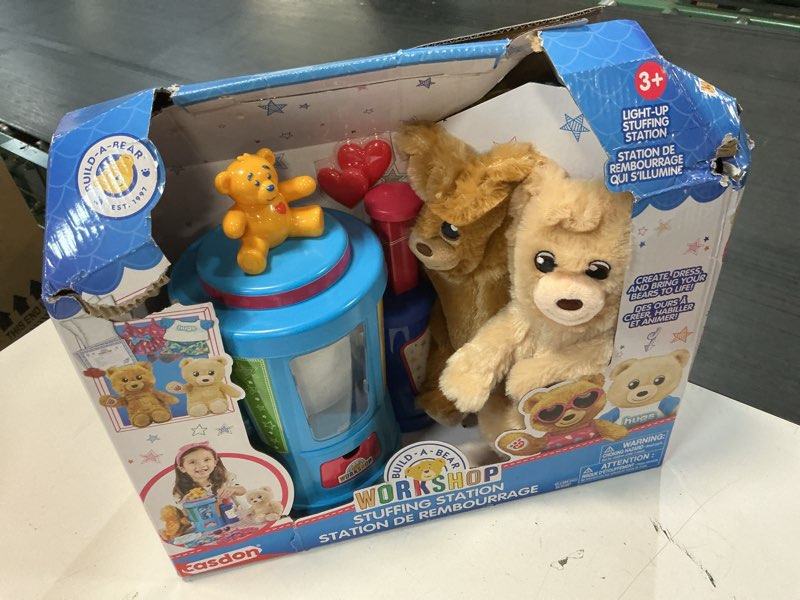 Condition photo showing Good Condition for casdon toys build a bear stuffing station