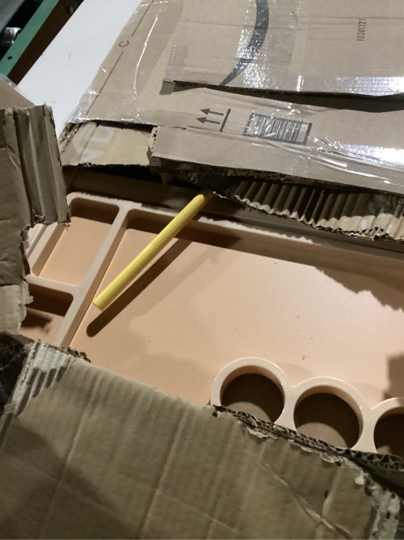 Condition photo showing Good Condition for Tiny Land Easel for Kids, Double-Sided Magnetic Easel, Adjustable Wooden Kids Art Easel with Paper Roll, Learning-Toy for 3,4,5,6,7,8 Years Old Boy & Girls