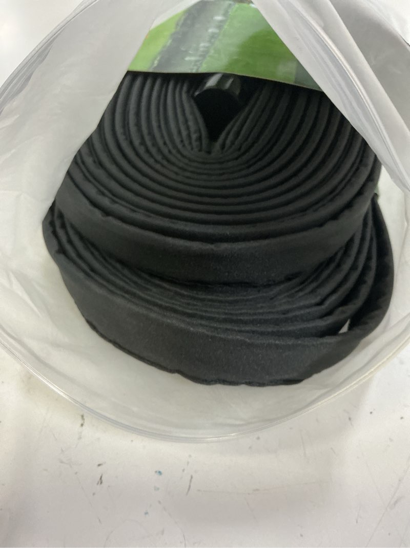 Condition photo showing New/Like New for secbulk 2026 flat soaker hose 100 ft with stakes for garden, 50ft x 2 linkable drip hose diy garden irrigation system saving 80% water, dual-layer leak-free design water hose with holes 100ft