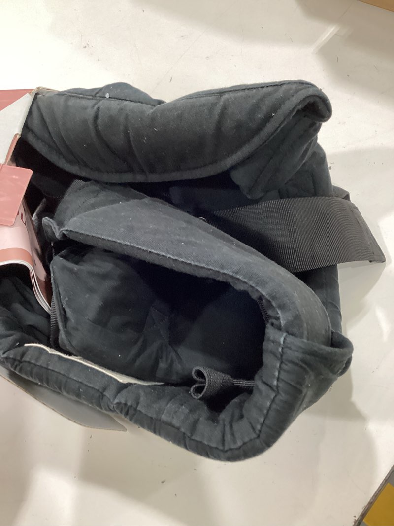 Condition photo showing Good Condition for momcozy newborn carrier weesnug- lightweight and cozy comfort for 7-25 lbs, ergonomic cross-back support, effortless to put on, hands-free baby carrier with lumbar support, black