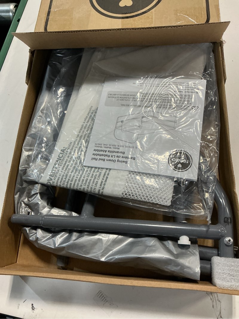 Condition photo showing Good Condition for Regalo Safety Swing Down Bed Rail Guard for Toddlers, Bed Safety Rail with Patented Gap Guard, Fits Twin, Full & Queen Mattress, White, Tested & Safe for 30 Years, American Designed, Family Owned 43 Inch