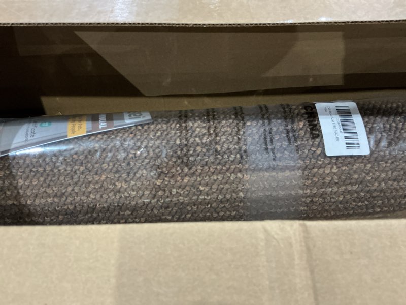 Condition photo showing Good Condition for jsei dirt trapper door mat 36"x60" non-slip washable entrance mat, dog doormats, absorbent & fade-resistant floor mats, low profile welcome mats for entryway, front door, and inside entrance, brwon brown 36'' x 60''