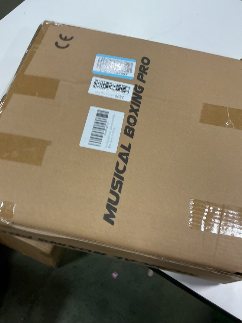 Condition photo showing New/Like New for Smart Music Boxing Machine for Home & Kids, Bluetooth Wall Mounted Boxing Trainer with Gloves, Fitness Game for Office & Gym