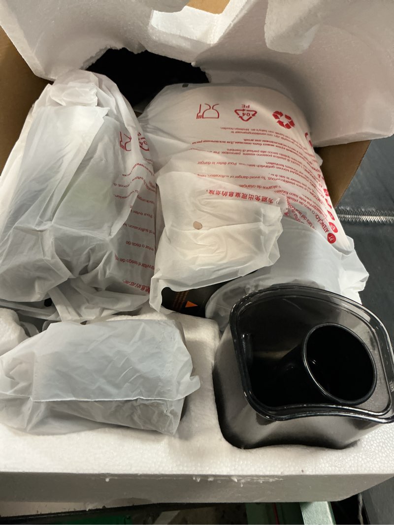 Condition photo showing As Is for darkiron cold press juicer, masticating juicer with 5.4" wide feed chute, 350w slow juicer machines fit whole vegetables and fruits,juice extractor machine with high juice yield, easy to clean(pink)