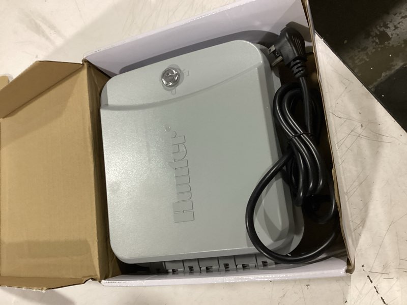 Condition photo showing Good Condition for hunter pro-c 4 zone sprinkler timer, indoor/outdoor irrigation controller | 4 station indoor/outdoor irrigation controller, hydrawise compatible, watersense certified, expandable to 32 stations