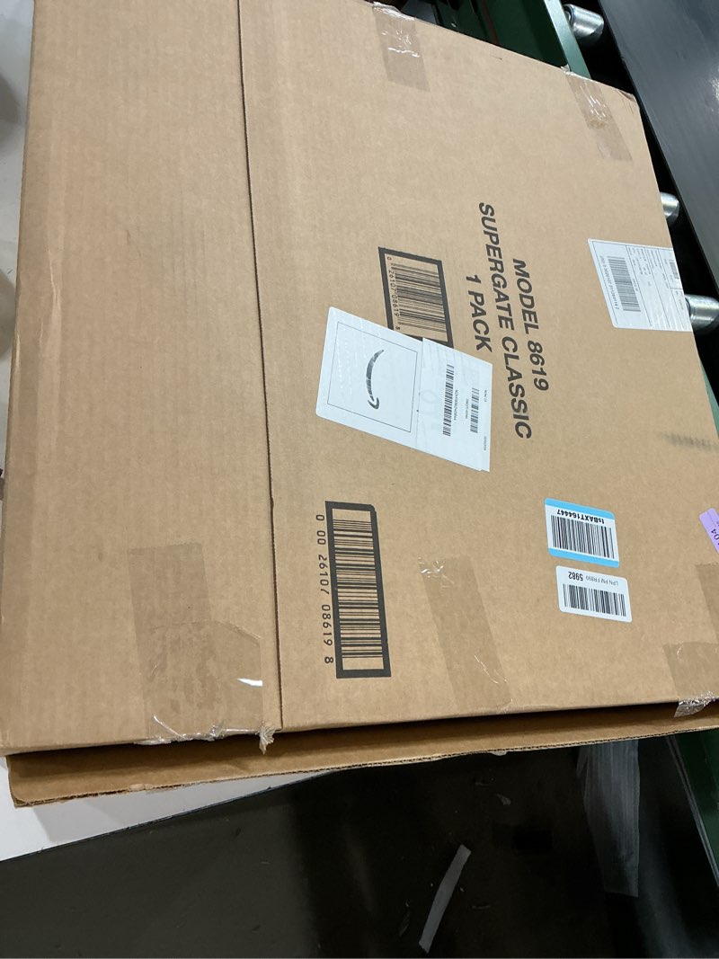 Condition photo showing As Is for North States 5-Way Pet Gate, Model# 8619