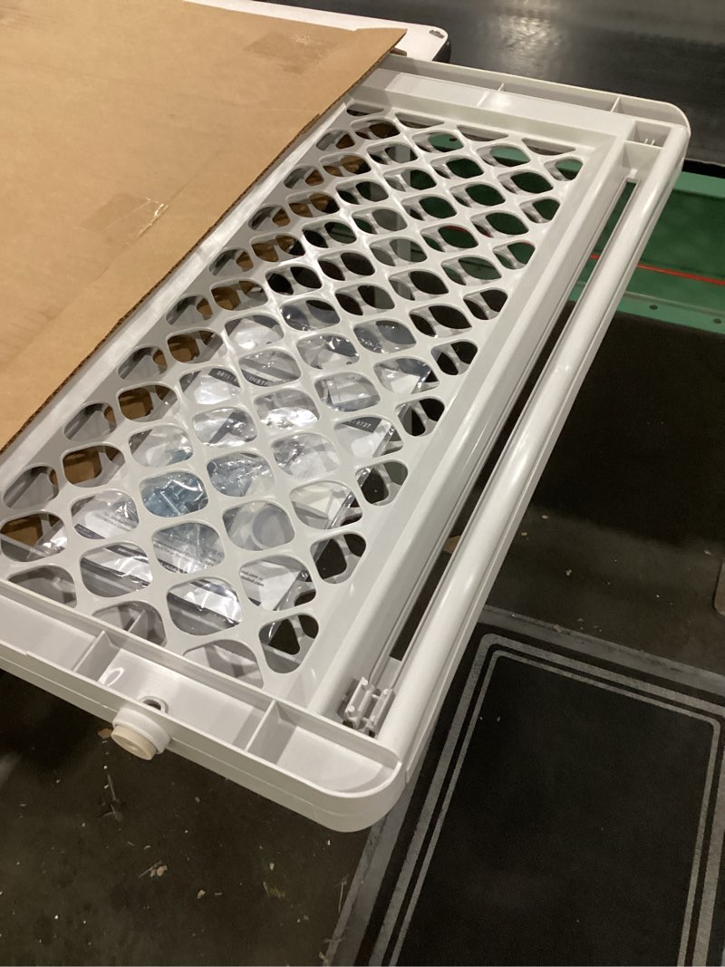 Condition photo showing New/Like New for Toddleroo by North States Supergate Classic Gray Easy Use Baby Gate  26  - 42