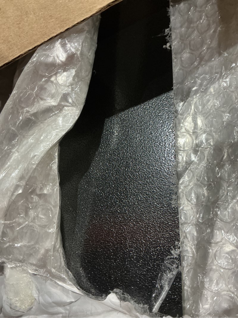 Condition photo showing As Is for ABS Plastic Sheet 18" x 24" x 1/8" Thick (3mm) Black Rigid Thermoplastic Sheet, Moldable Plastic Panel for Crafts, DIY Projects - Textured & Smooth Finish, Pack of 2 18" x 24" 2