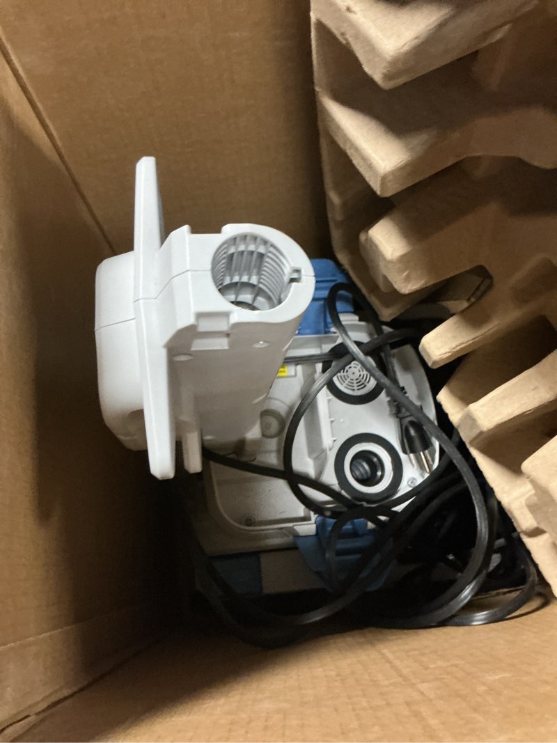 Condition photo showing As Is for kenmore kw4010 pet portable carpet cleaner machine with high cleaning power, 3.2l clean tank & 1.4l dirty tank, 25ft cord length and two easy removable brushroll for rug & upholstery grey