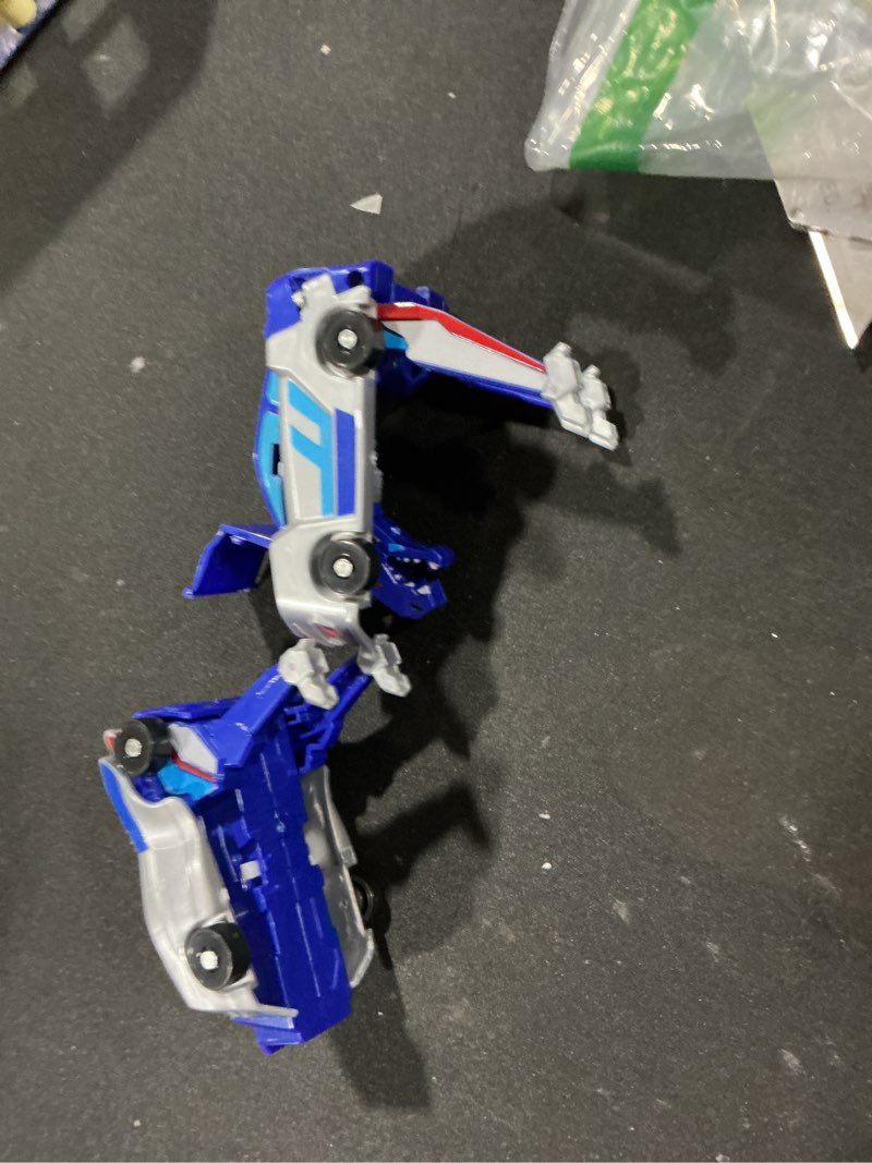 Intoypad Collision Transforming Dinosaur Car Toy, 2 Magnetic Cars Transform into Dinosaur Toys for K