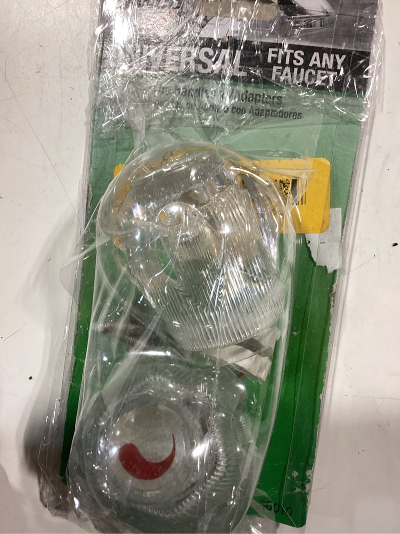 Condition photo showing Good Condition for danco, pack of 1, white|clear 80010 handle univ acry sm household, 2 count
