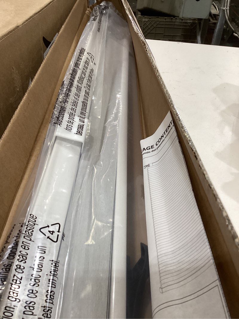 Condition photo showing Good Condition for lazblinds cordless cellular shades, no tools no drill blackout honeycomb shades pleated blinds for windows, 32" w x 64" h, silver white blackout-silver white 32'' w × 64'' h