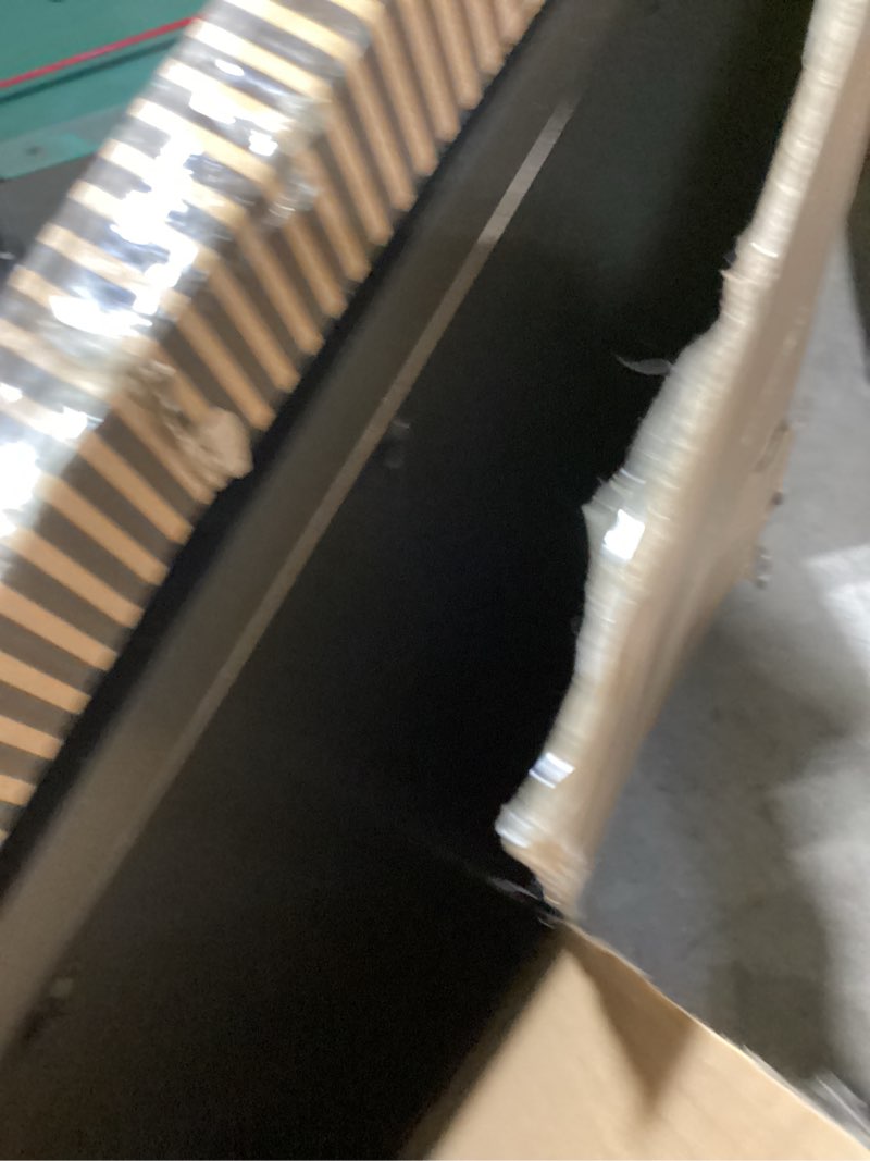 Condition photo showing Good Condition for americanflat 36x36 picture frame with polished plexiglass - epic collection - square picture frame with engineered wood - wide photo frames for wall display - black black 36x36