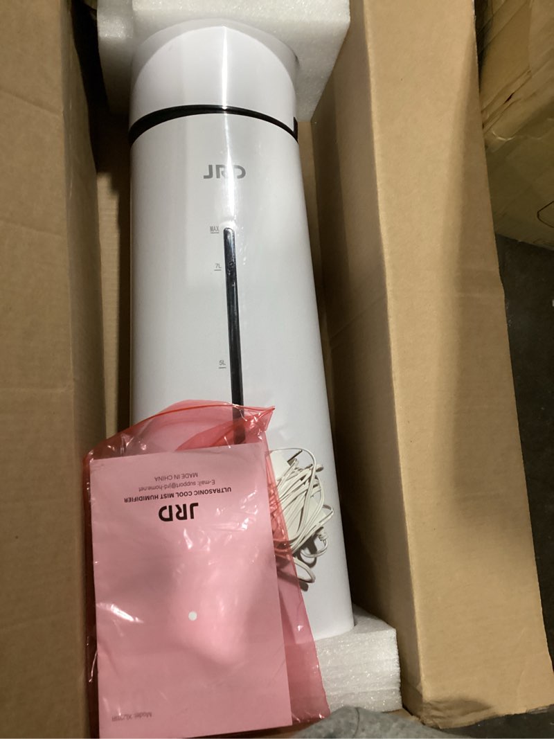 Condition photo showing Good Condition for JRD Humidifier Large Room 8L/ 2.1Gal, Ultrasonic Cool Mist for Bedroom, Quiet Humidifier with Remote Control, 10 Mist Modes, 24H Timer, Night Light, AI Mode, 40H Run for Home Office Baby Pets Plants