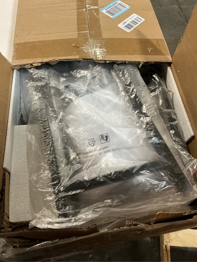 Condition photo showing Good Condition for BON AUGURE 5-Tier Ladder Shelf, Industrial Leaning Bookcase, Wood and Metal Ladder Bookshelf for Living Room, Bedroom, Kitchen, Home Office (Grey Oak) Grey Oak 5-Tier